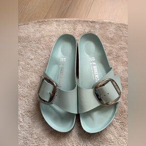 birkenstock madrid light blue silver big bucket size 40 narrow